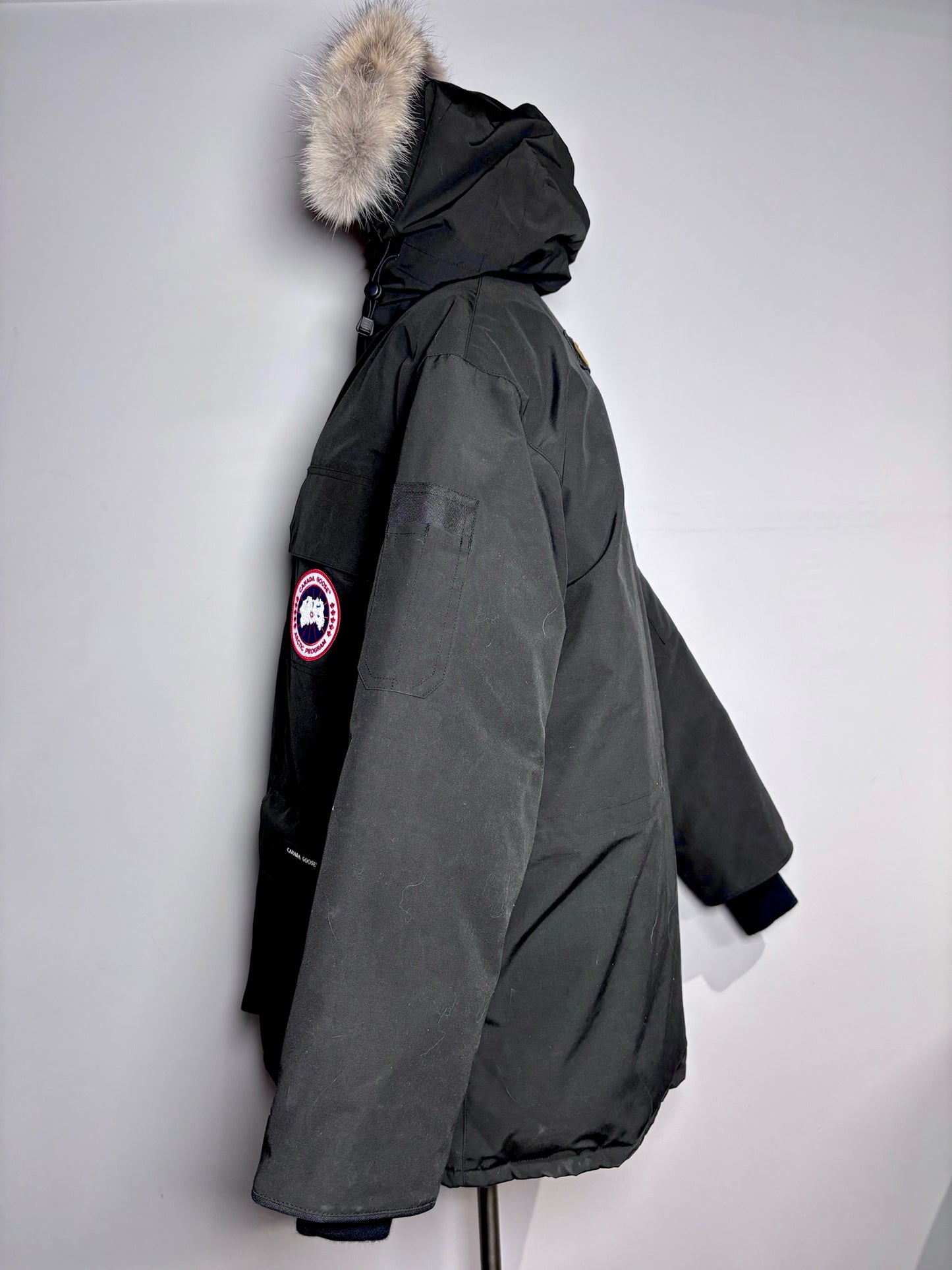 Canada Goose Black Men's Mens Size M Polyester Blend 'Expedition Parka'  Coat