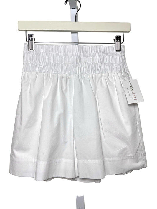 Women Size XS Hill House White Solid NWT Cotton Shorts