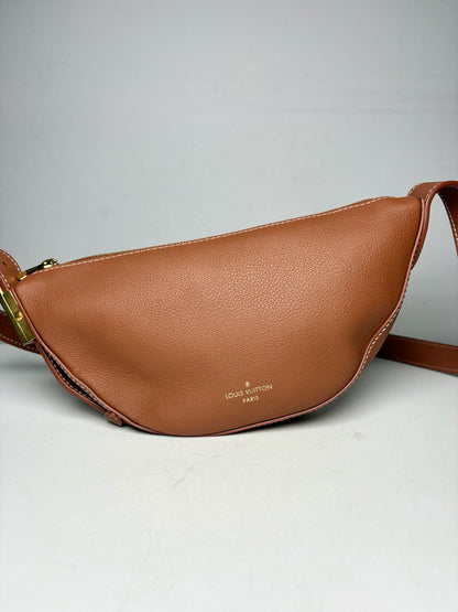 Louis Vuitton Low Key Bumbag Cognac Leather Authentic Pre-Owned Belt Bag
