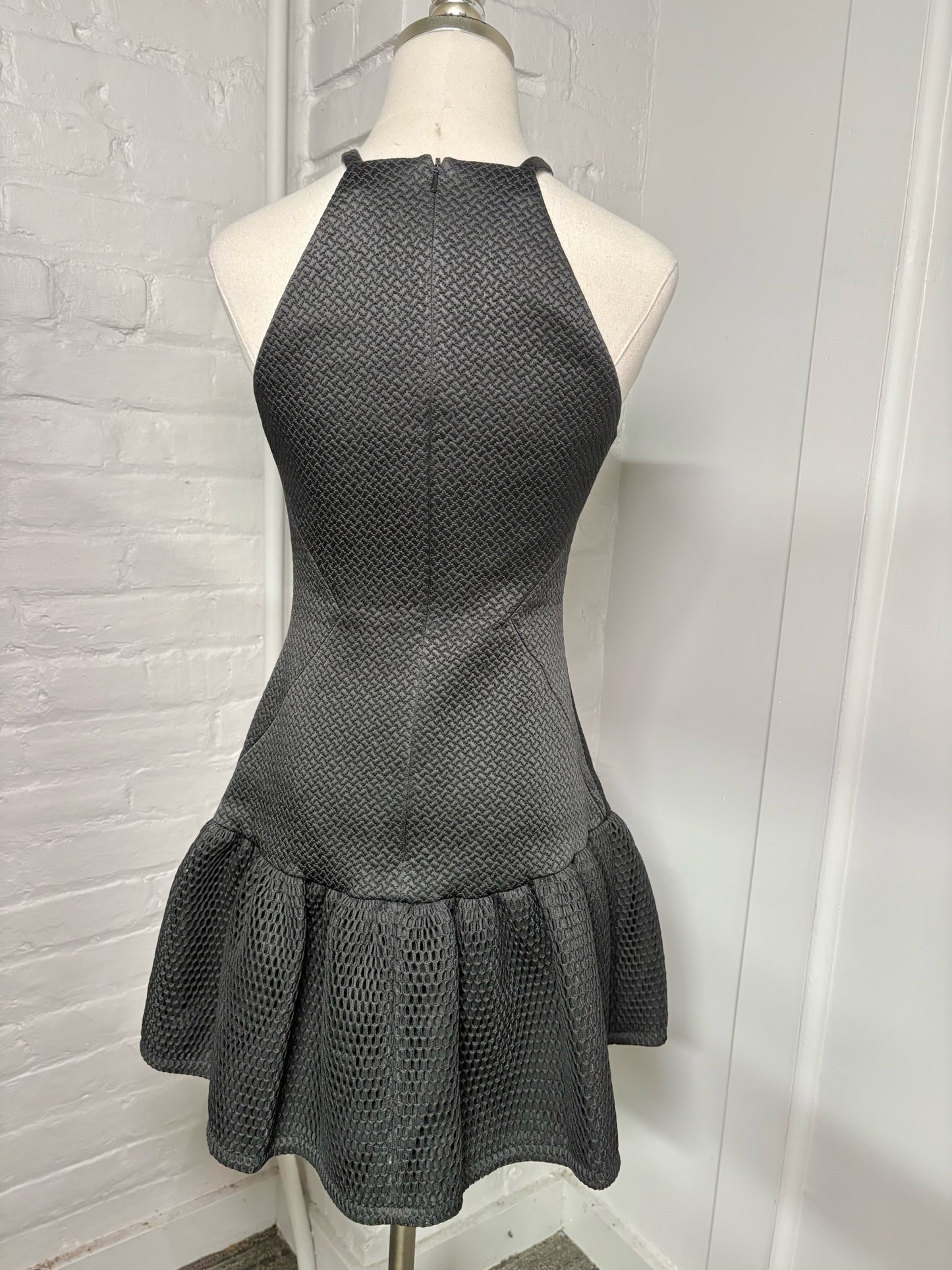 Women Size 2 Cynthia Rowley Black Special Occasion Mini Dress