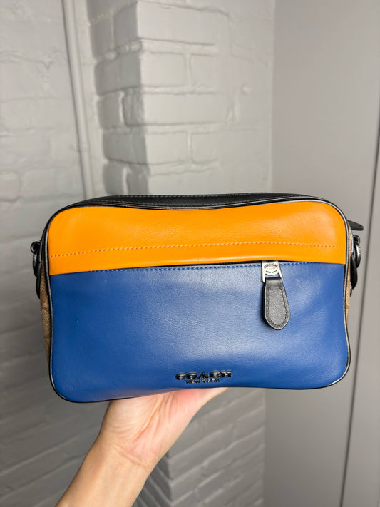 Coach Graham Crossbody Colorblock Signature Leather, Canvas