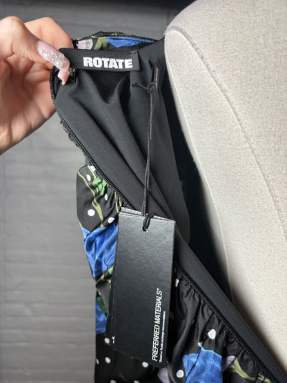 Women Size 36 (2) Rotate Birger Christensen Black, white, blue & green NWT Dress