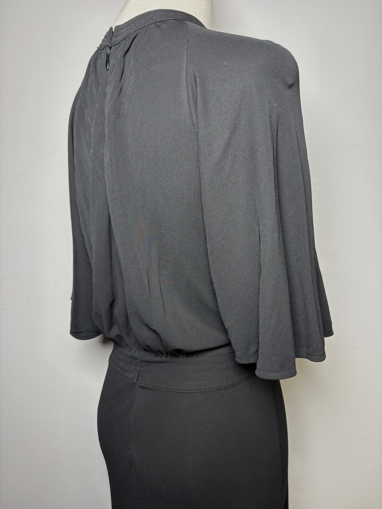 Women Size M Toteme Hamapden Fluid Midi Black Pre-owned, NWT Dress