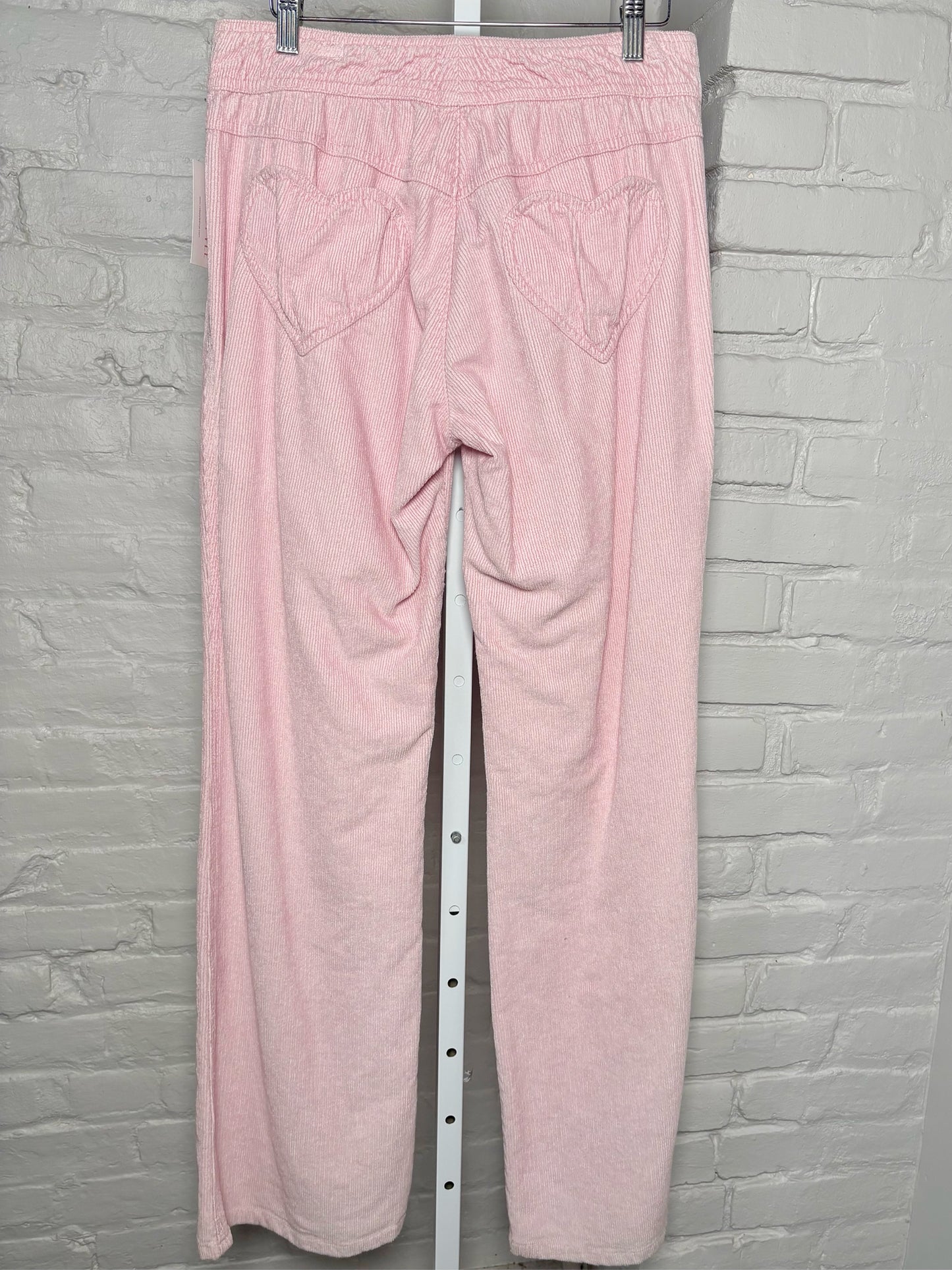 Women Size 36 (2) Escada Pink Corduroy Heart Pocket Pants