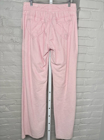 Women Size 36 (2) Escada Pink Corduroy Heart Pocket Pants
