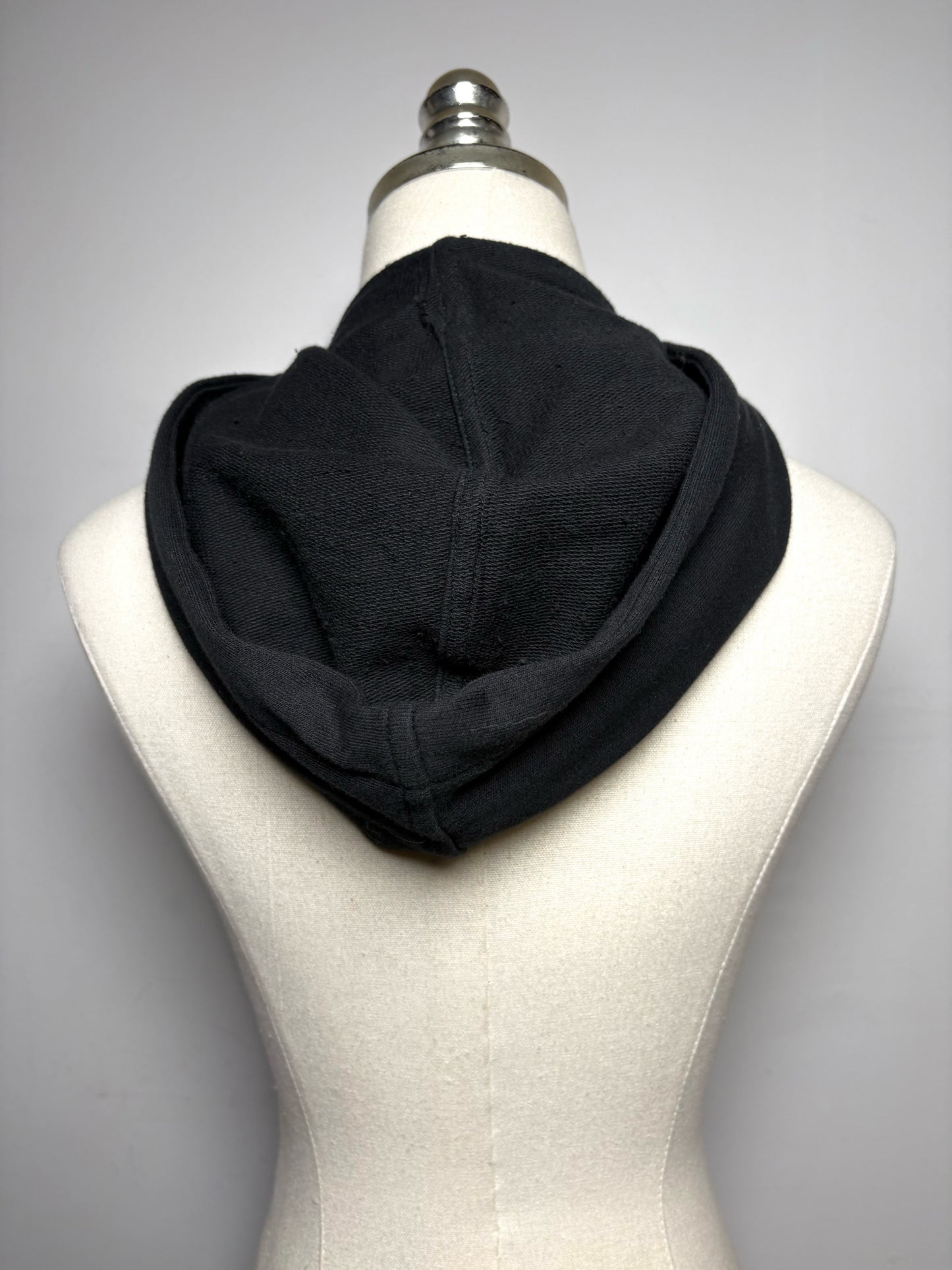 Women's One Size Veronica Beard Black Pure Cotton Hooded Pre-Owned Dickey Insert
