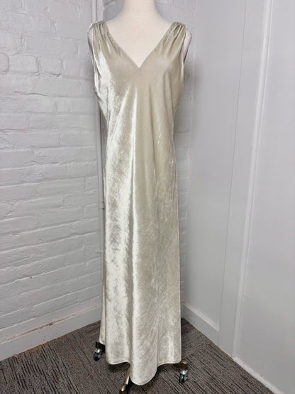 Women Size S Vince Gray Velvet Dress