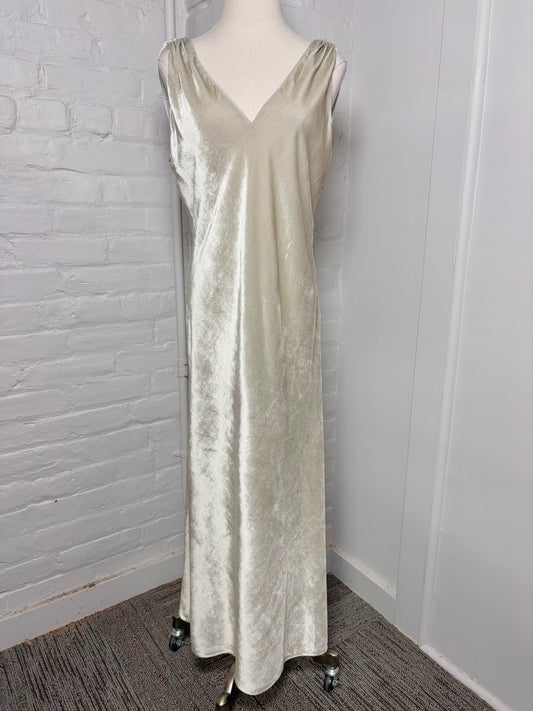 Women Size S Vince Gray Velvet Dress