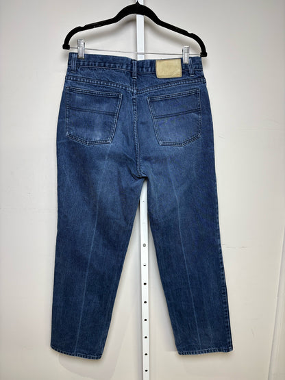 Men's Size 34 Saint Laurent Blue Pure Cotton Denim Pre-Owned Straight Leg Jeans