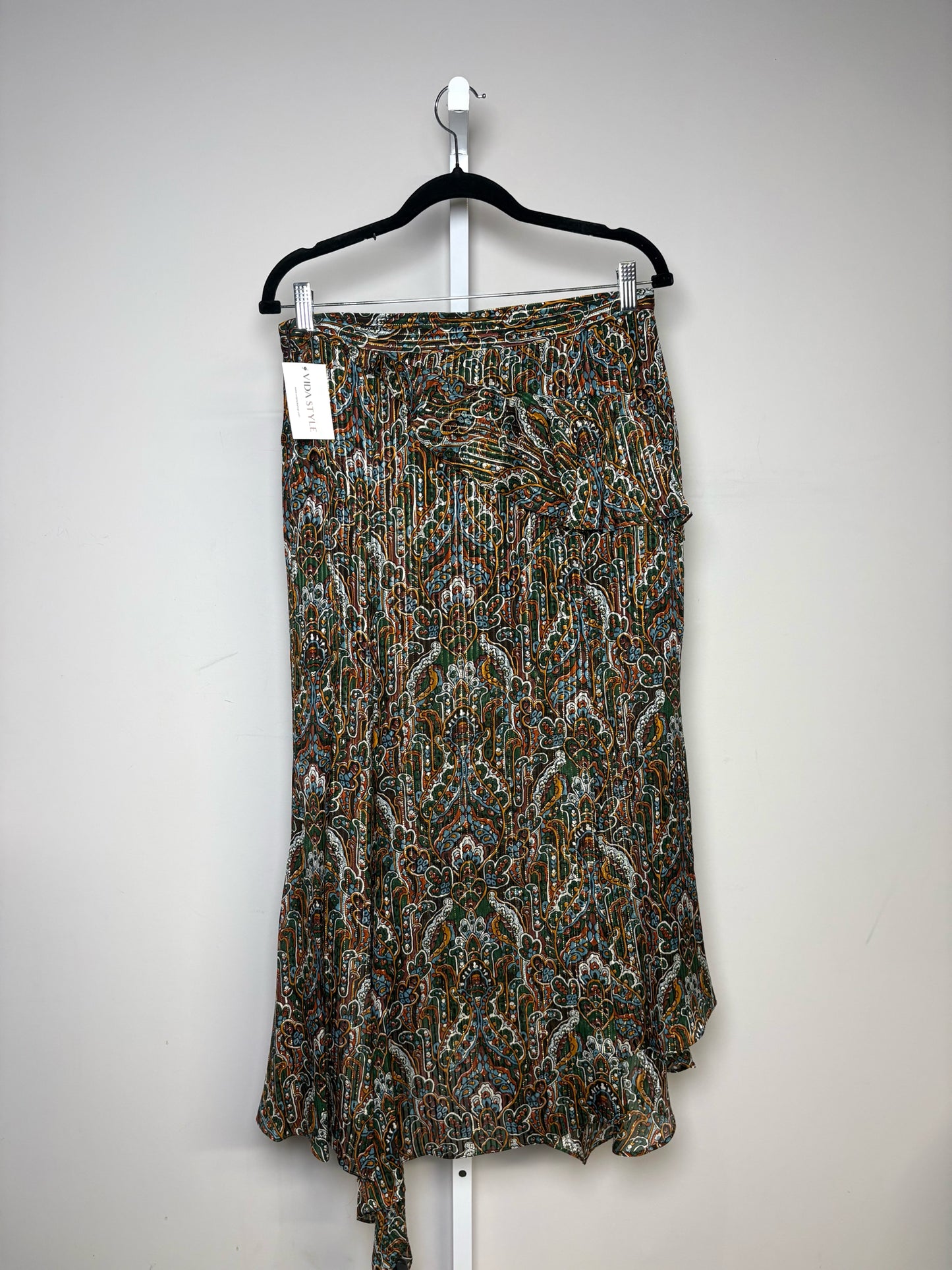 Women Size 10 Veronica Beard "Trixie Skirt" Multicolor Paisley Skirt Pre-Owned