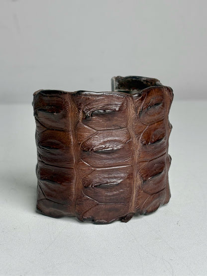 No Label Women's Crocodile Leather Pre-owned Bracelet