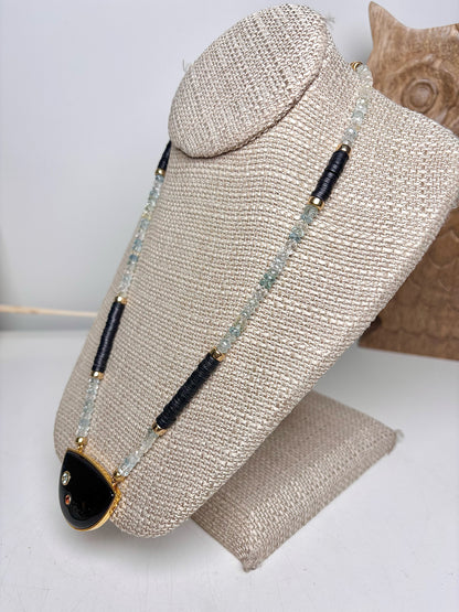 Lizzie Fortunato Multi-stone Salita 18K Gold Plated Necklace