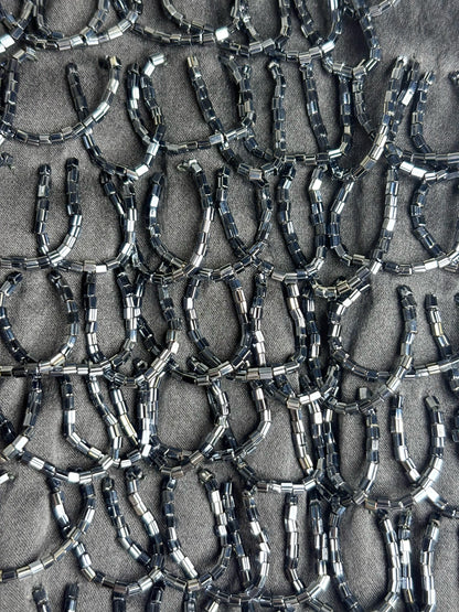 Giorgio Armani Beaded Vintage Glass Beads, Silk, Evening Bag