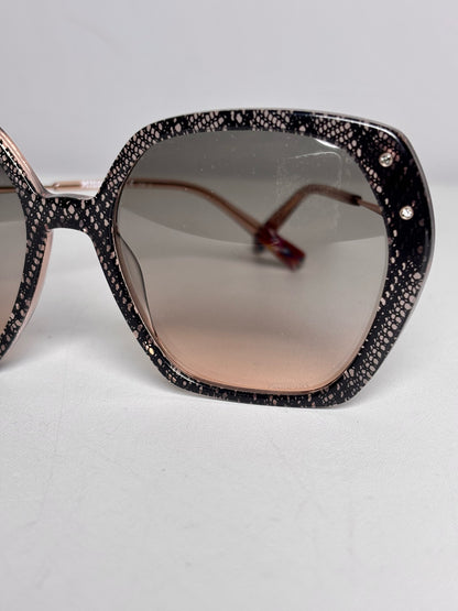 Missoni MIS0025/S KDXFF Pre-owned Black, Brown Oversized Pre-owned Sunglasses