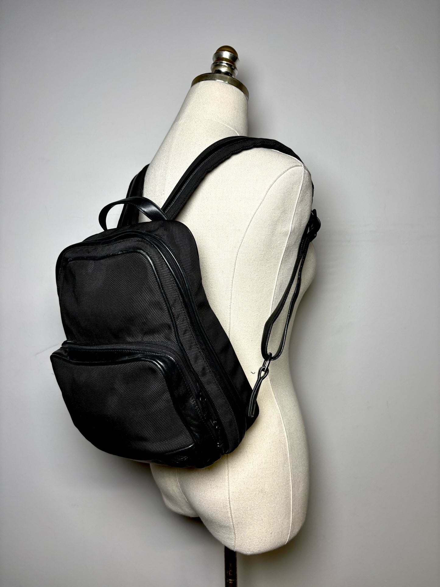 Tumi Black Ballistic Nylon Men's Backpack