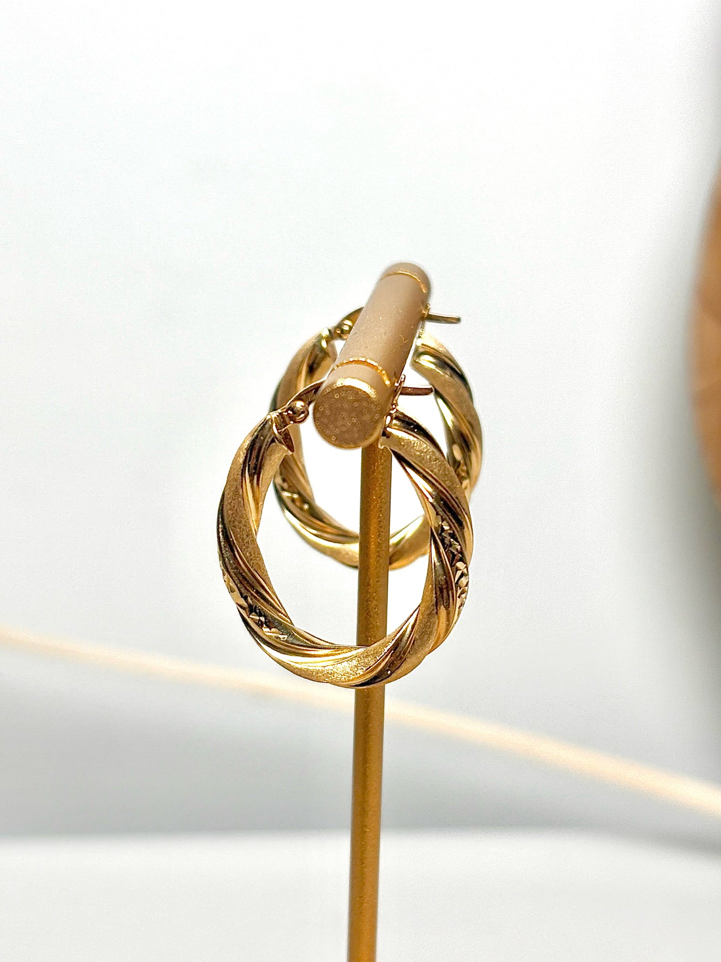 24K Gold Made In Italy Earrings
