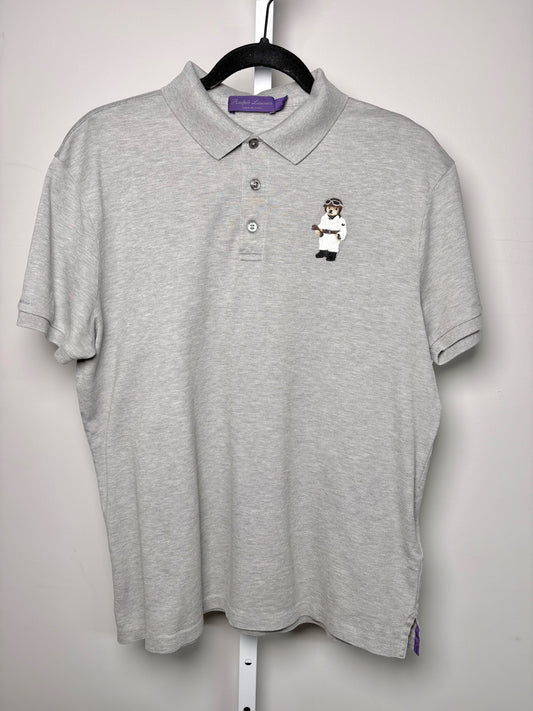 Mens Size L Ralph Lauren Purple Label Gray Solid Men's Shirt