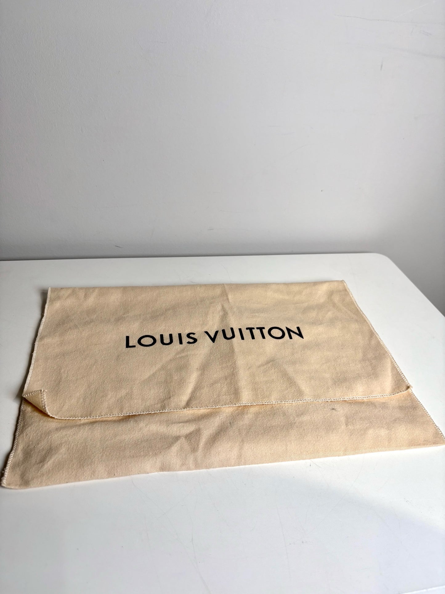 Coated Canvas Louis Vuitton Damier Ebene Brown Purse