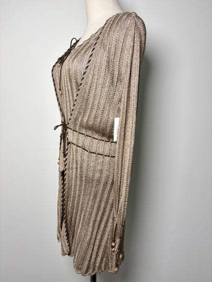 Women Size One Size St. John Beige Knitted Duster