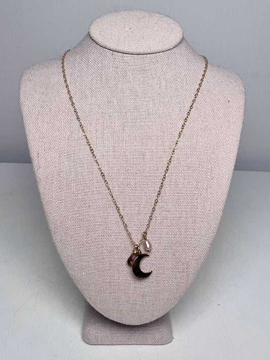 14K Gold Charm 16" Chain Link Pre-owned Necklace