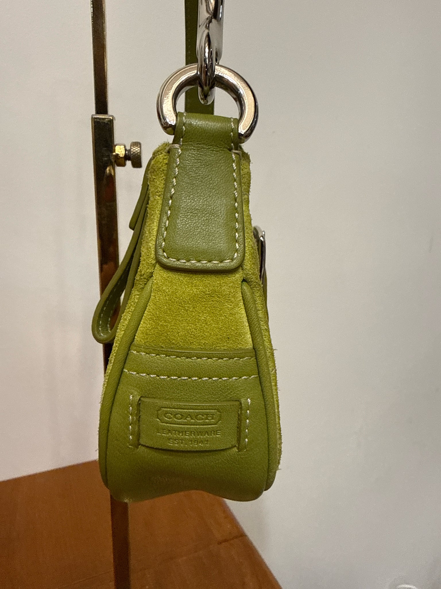 Coach Vintage/y2K Demi Baguette K30-7558 Chartreuse Pre-owned