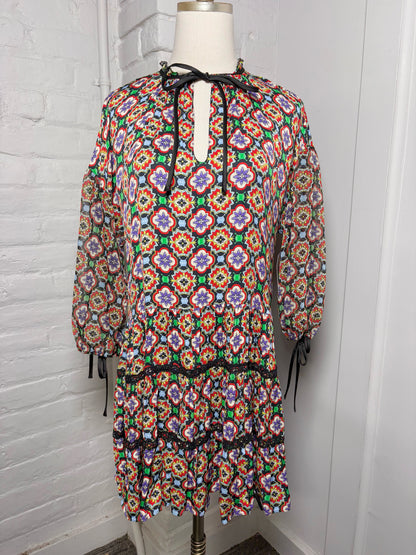 Women Size M Alice + Olivia Multi-Color Floral Dress