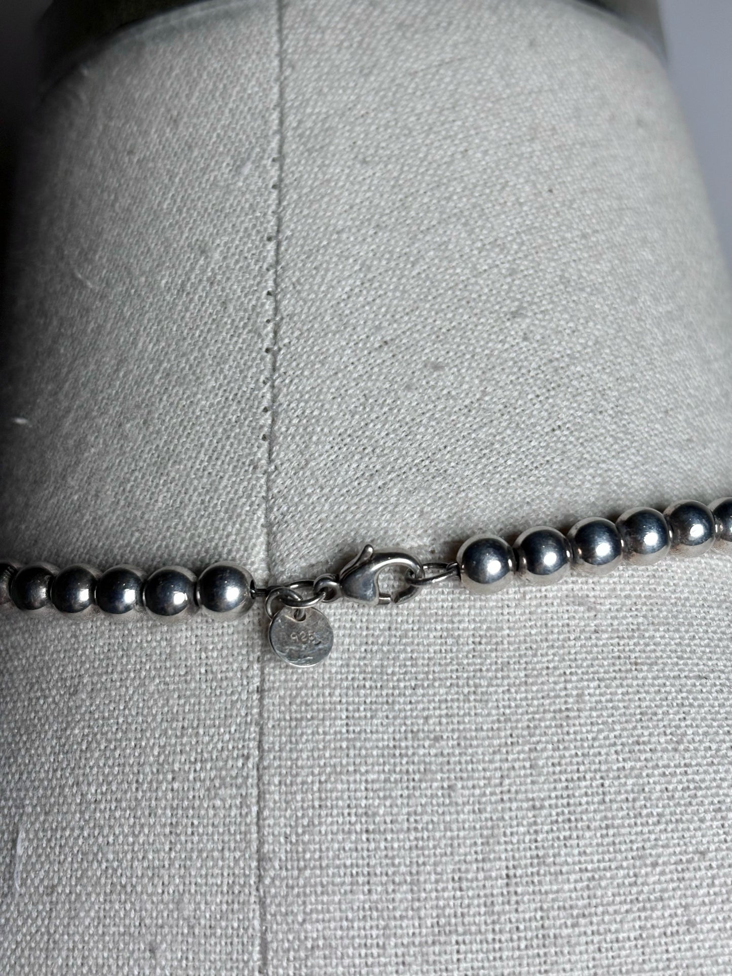 Tiffany & Co. Graduated Balls Sterling Silver Pre-owned Necklace