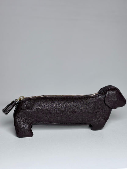 Anya Hindmarch London Dog Leather Pre-owned Brown Rare Purse
