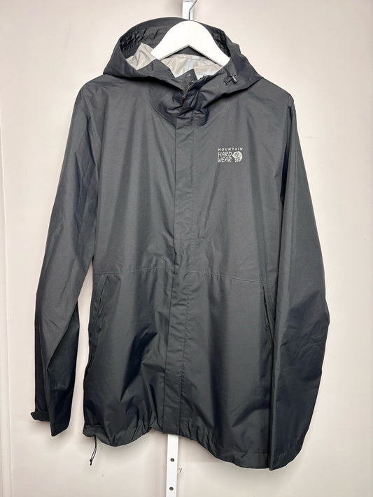Mountain Hard Wear Black Polyester Solid Men's XL TG Jacket