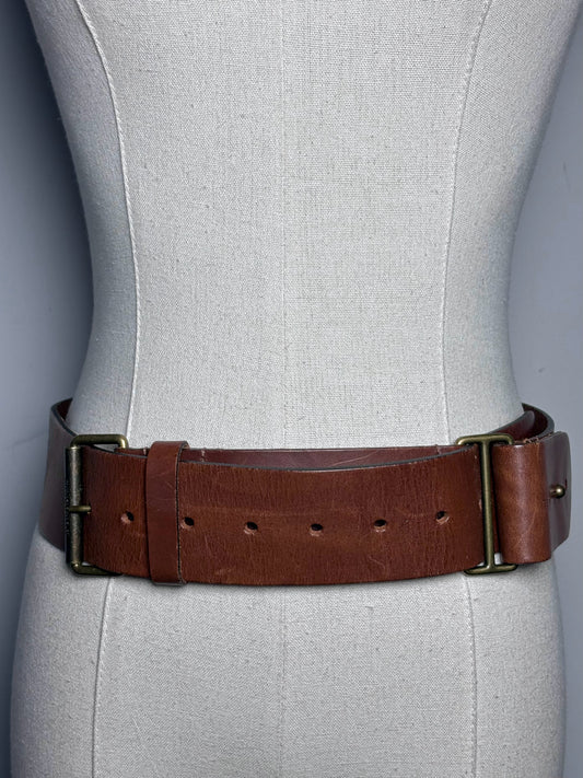 Burberry 27.5"-35" Womens Tan Leather Belt