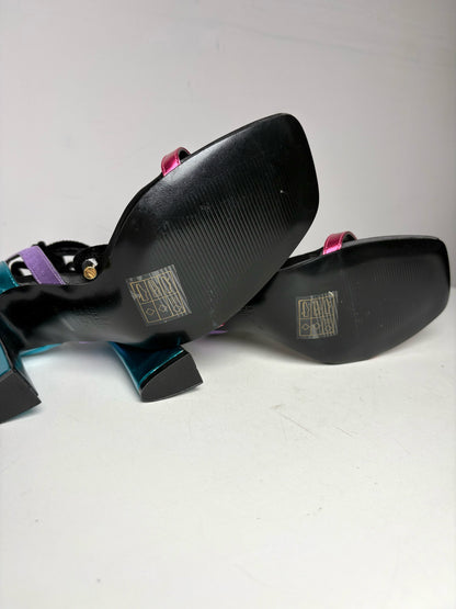 W Shoe Size 10 Le Clique by Kat Maconie Black Leather NWT Heels