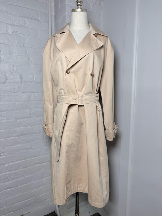 Women Size 38 (2 US) Zapa Paris Khaki Trench/Rain Coat