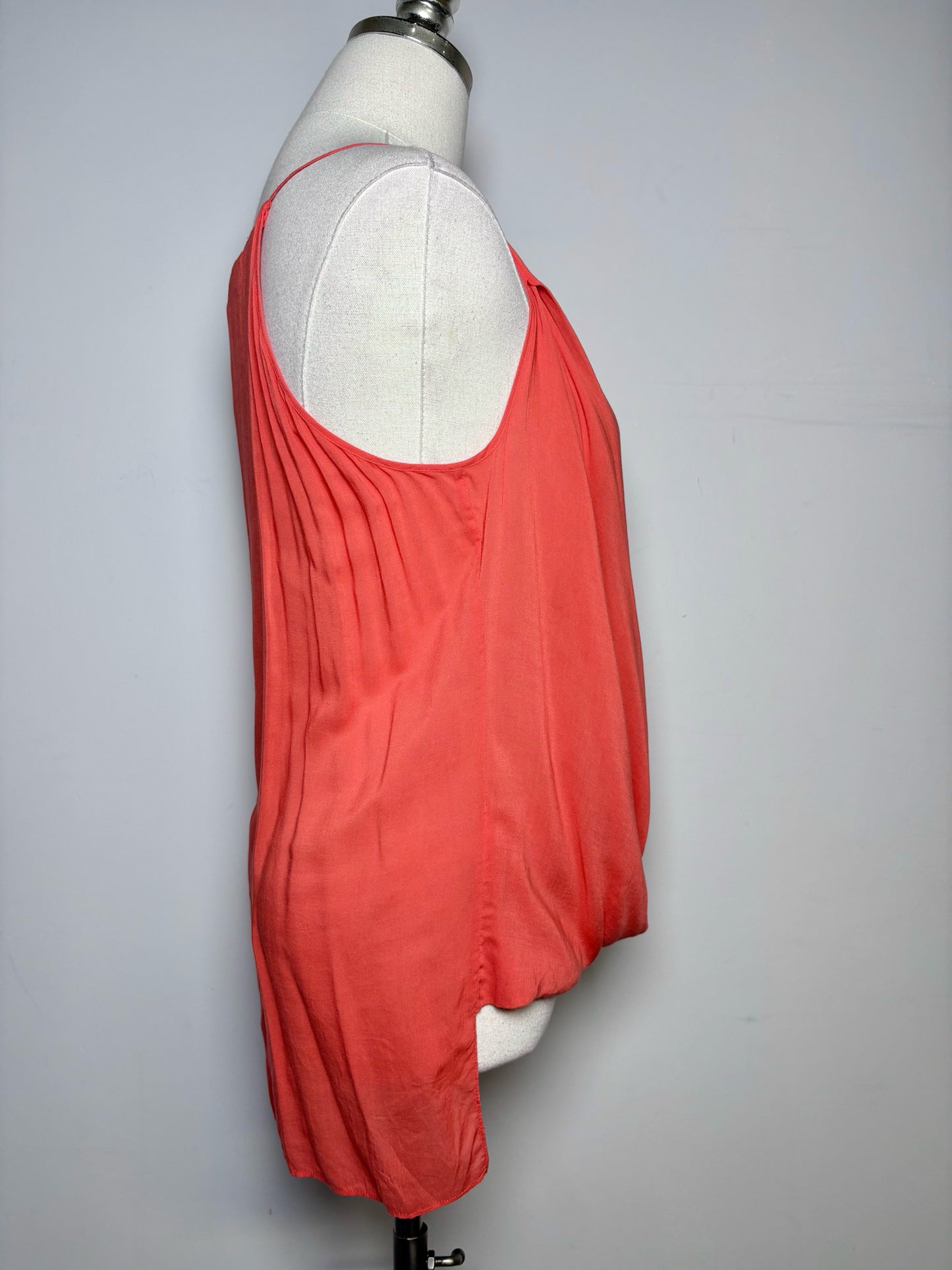 Women Size P Helmut Lang Orange Solid Top