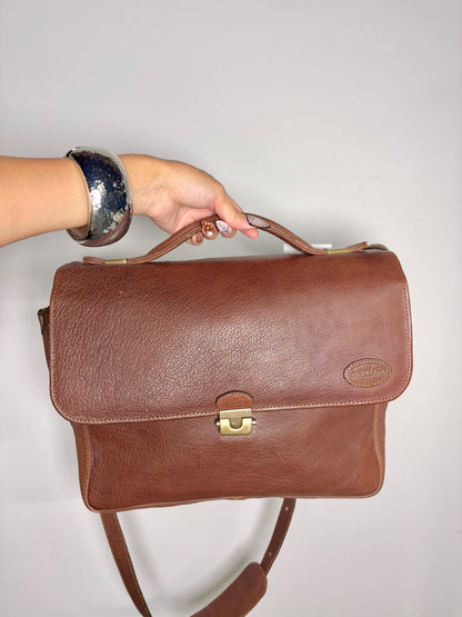 Leather Vintage Overland Briefcase