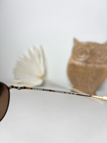 Metal Oliver Peoples Gold Photochromic 503551 Sunglasses