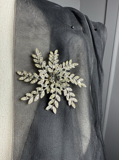 Women Size XS Milla Black Tulle Tiered One-Shoulder Gown