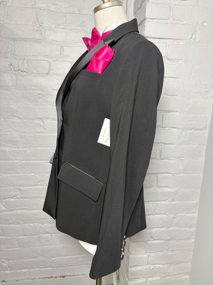 Women Size 14 LBT Little Black Tux Black  Tuxedo Jacket Set7