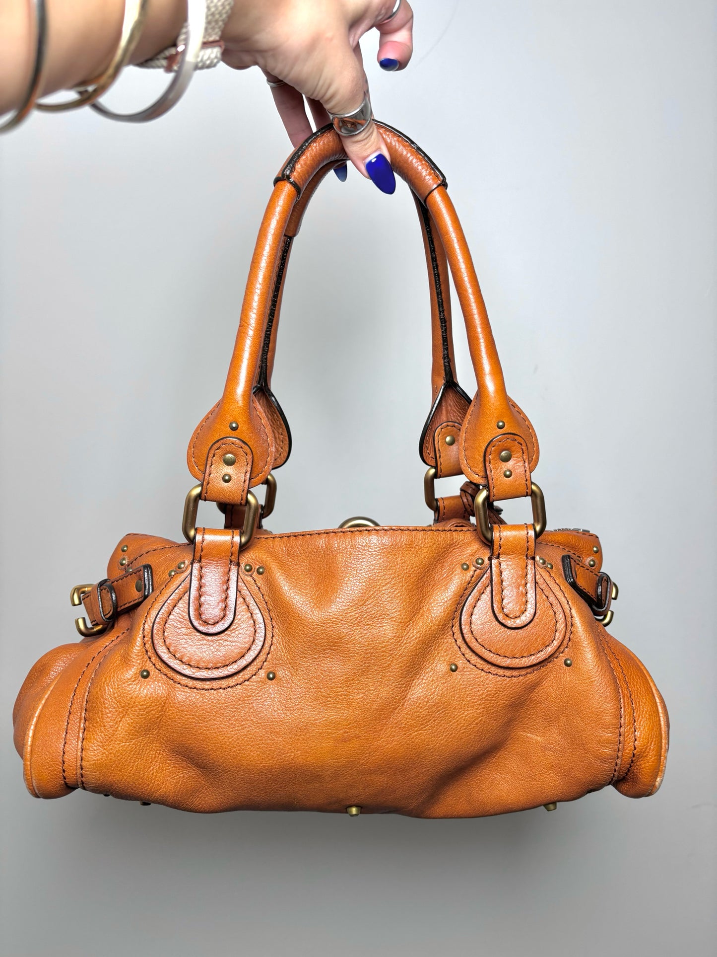 Chloe Solid Leather Pre-owned Brown Cowhide Medium Purse