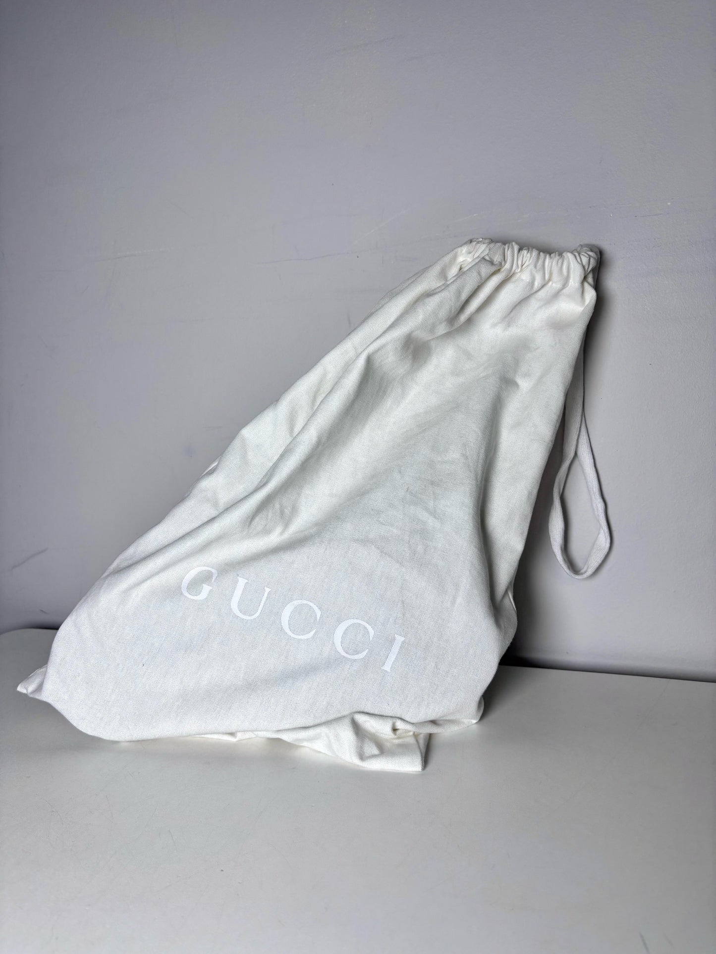 W Size 38.5 (8.5) Gucci Tan Canvas Platform Monogram Pre-owned Slide Sandal