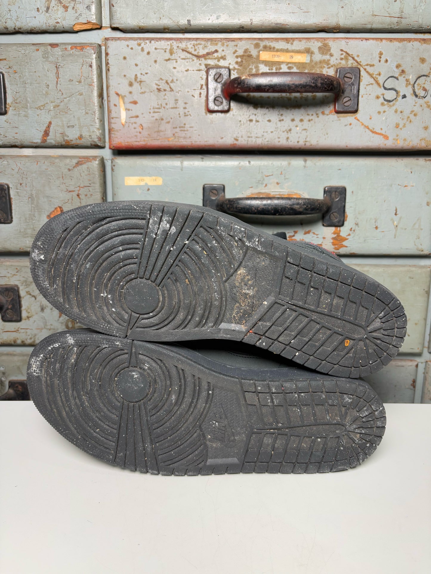 Nike Black Suede Solid 12 Men's Air Jordan SE Craft Shoes