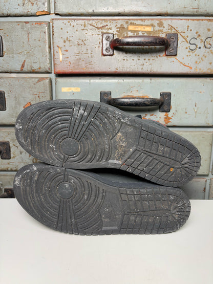 Nike Black Suede Solid 12 Men's Air Jordan SE Craft Shoes