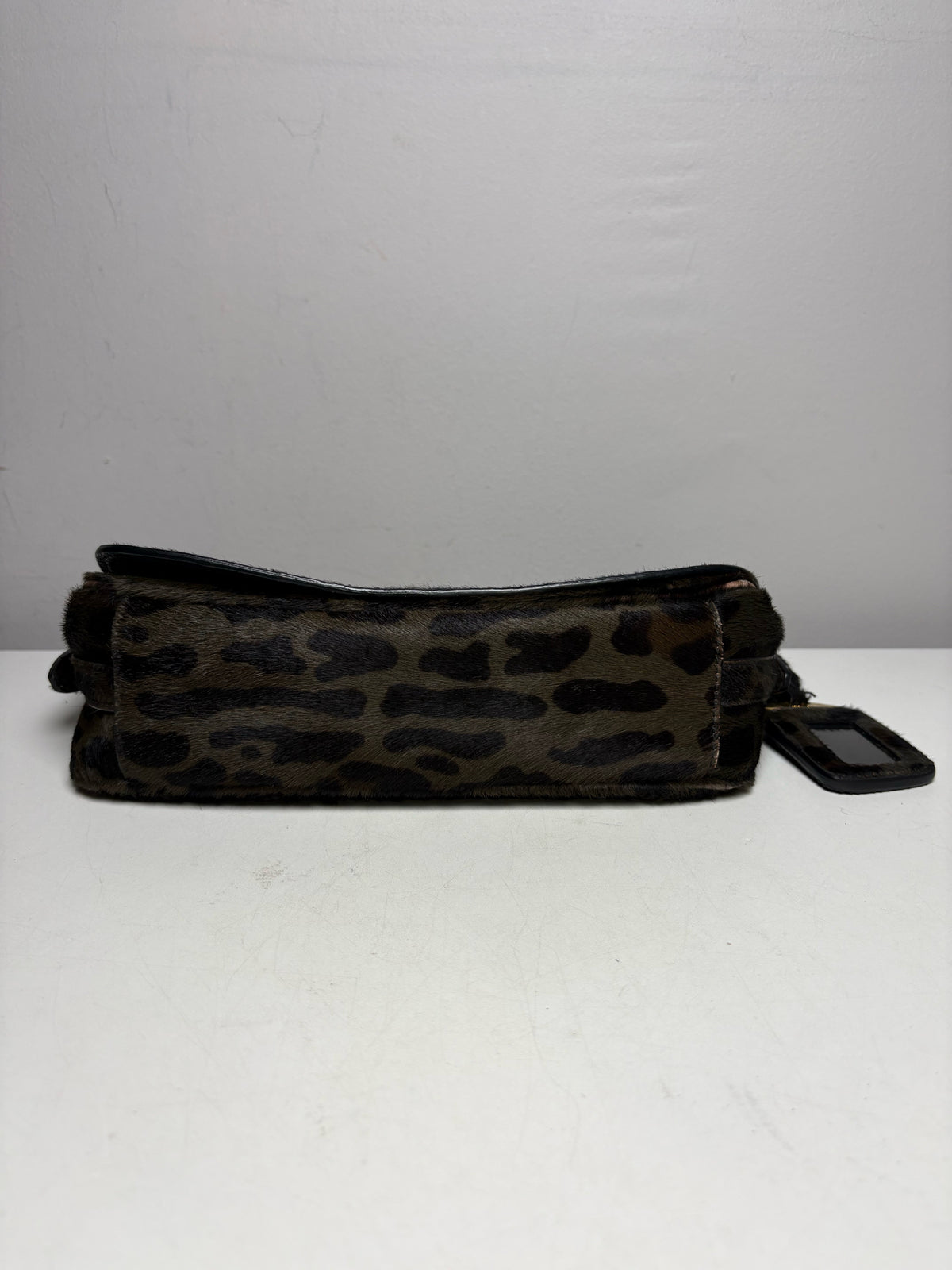 Women's Authentic Prada Cavallino Leopard Calf Hair Vintage Authentic Pre-Owned Crossbody Bag