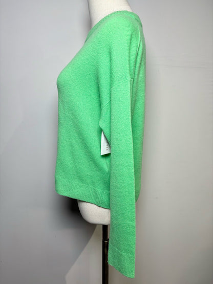 Women Size M Allude Mint Green Solid Cashmere Sweater