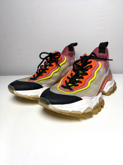 W Shoe Size 7 Moncler Leave No Trace Multi-Color PVC Pre-owned Sneakers