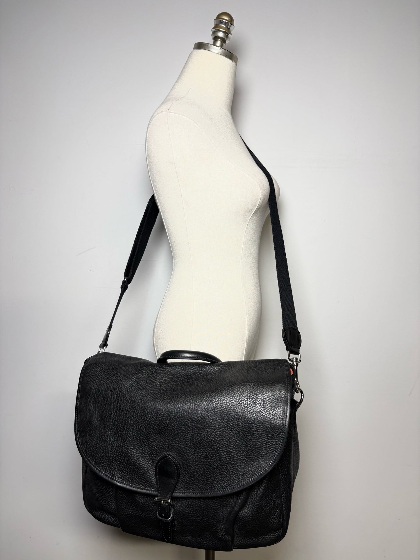 Mulholland Black Leather Men's Bag