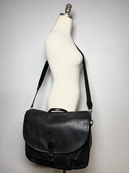 Mulholland Black Leather Men's Bag