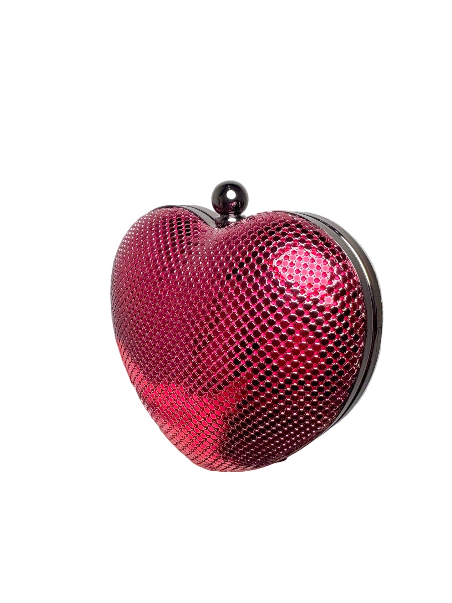 Metal Whiting & Davis Mesh Metal Pre-owned Red Mini Purse