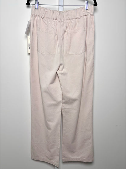 Women Size M MATE the label Cream Solid NWT Pants