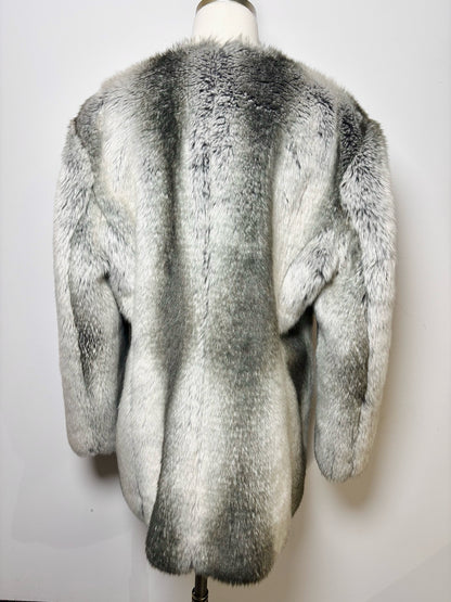 Women Size 10 St. John Black, Gray, White Coat