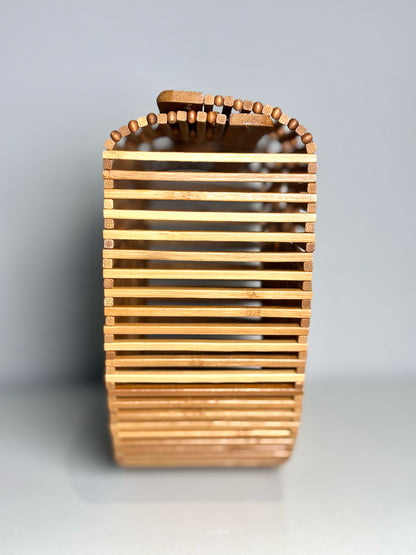 Women's Cult Gaia Woven Ark Large Bamboo Pre-owned Bag